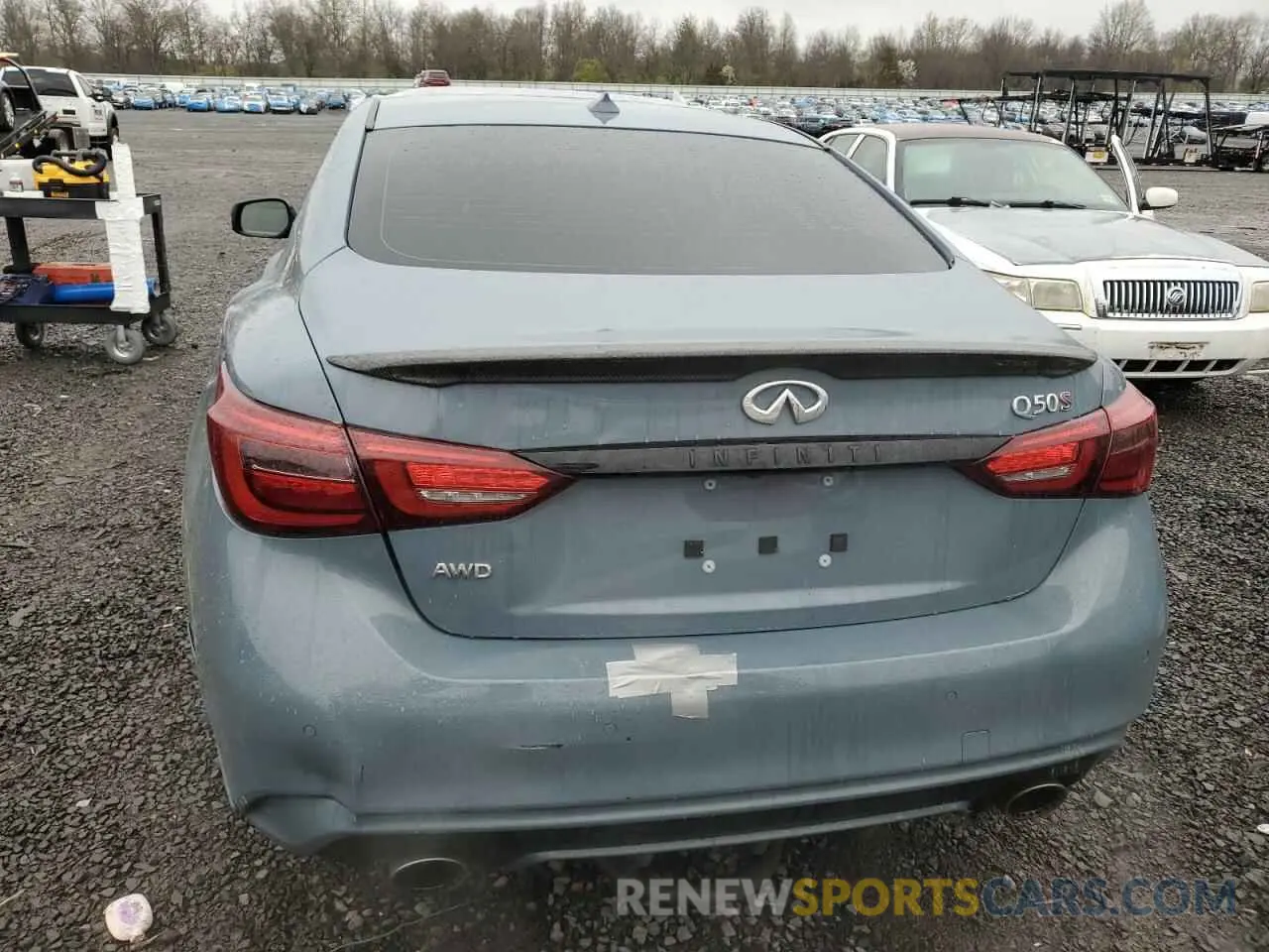 6 Photograph of a damaged car JN1FV7DR0MM880647 INFINITI Q50 2021