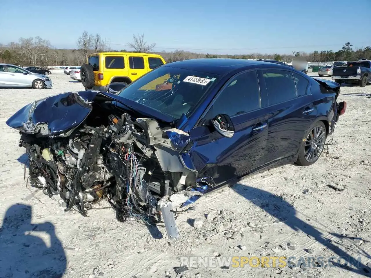 1 Photograph of a damaged car JN1FV7DR0MM880776 INFINITI Q50 2021