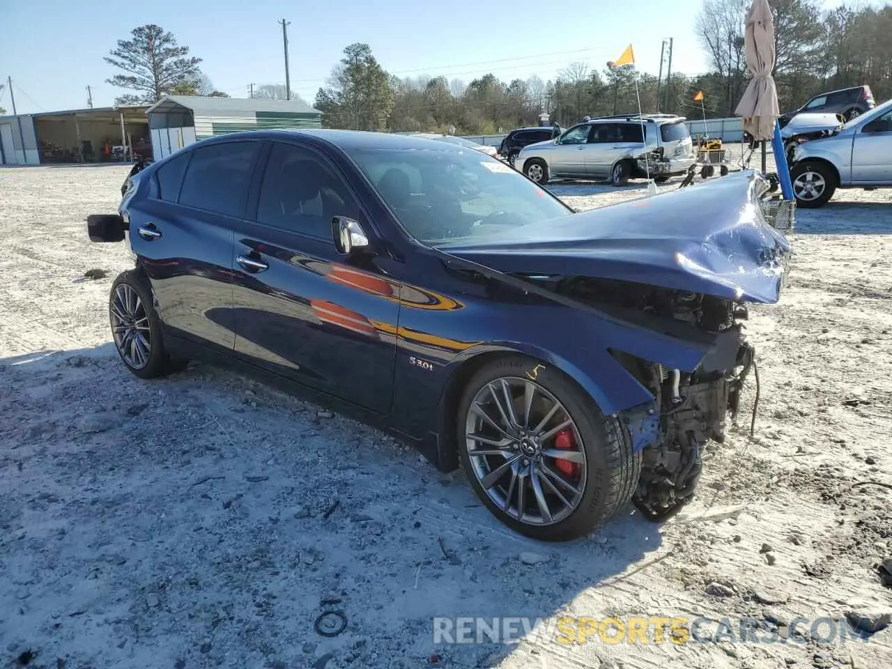 4 Photograph of a damaged car JN1FV7DR0MM880776 INFINITI Q50 2021