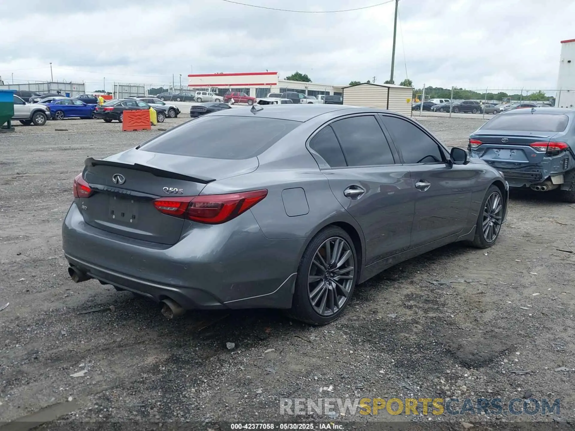 4 Photograph of a damaged car JN1FV7DR2MM880505 INFINITI Q50 2021