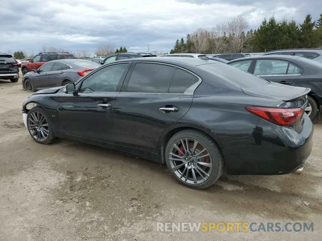 2 Photograph of a damaged car JN1FV7DR2MM880827 INFINITI Q50 2021
