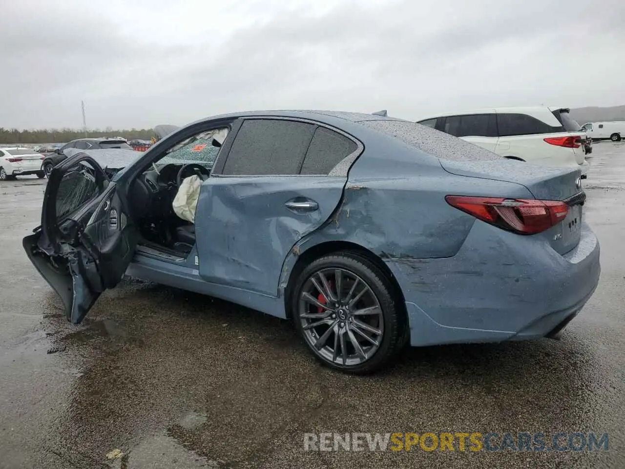 2 Photograph of a damaged car JN1FV7DR3MM880772 INFINITI Q50 2021
