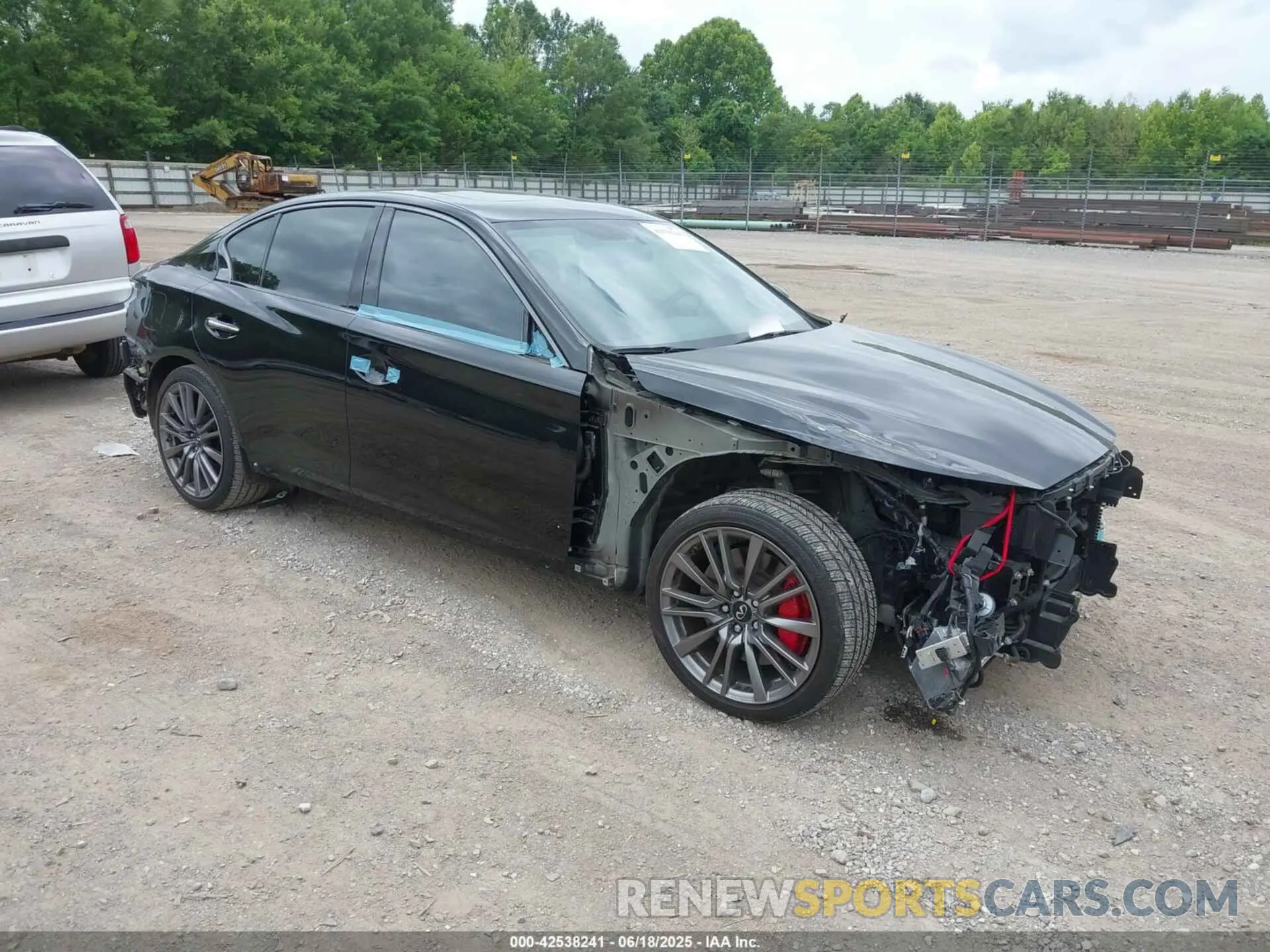 1 Photograph of a damaged car JN1FV7DR8MM880072 INFINITI Q50 2021