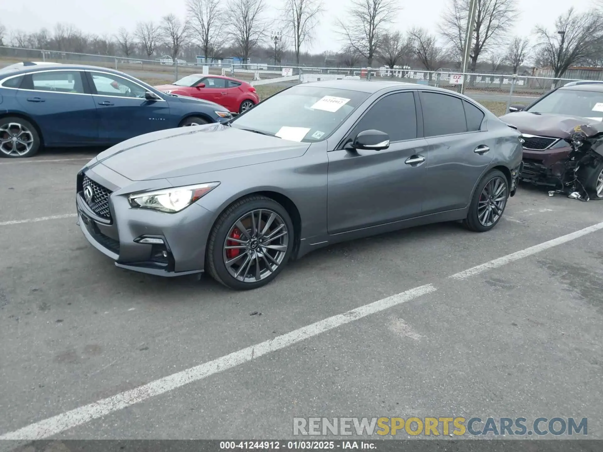 2 Photograph of a damaged car JN1FV7DR9MM880162 INFINITI Q50 2021