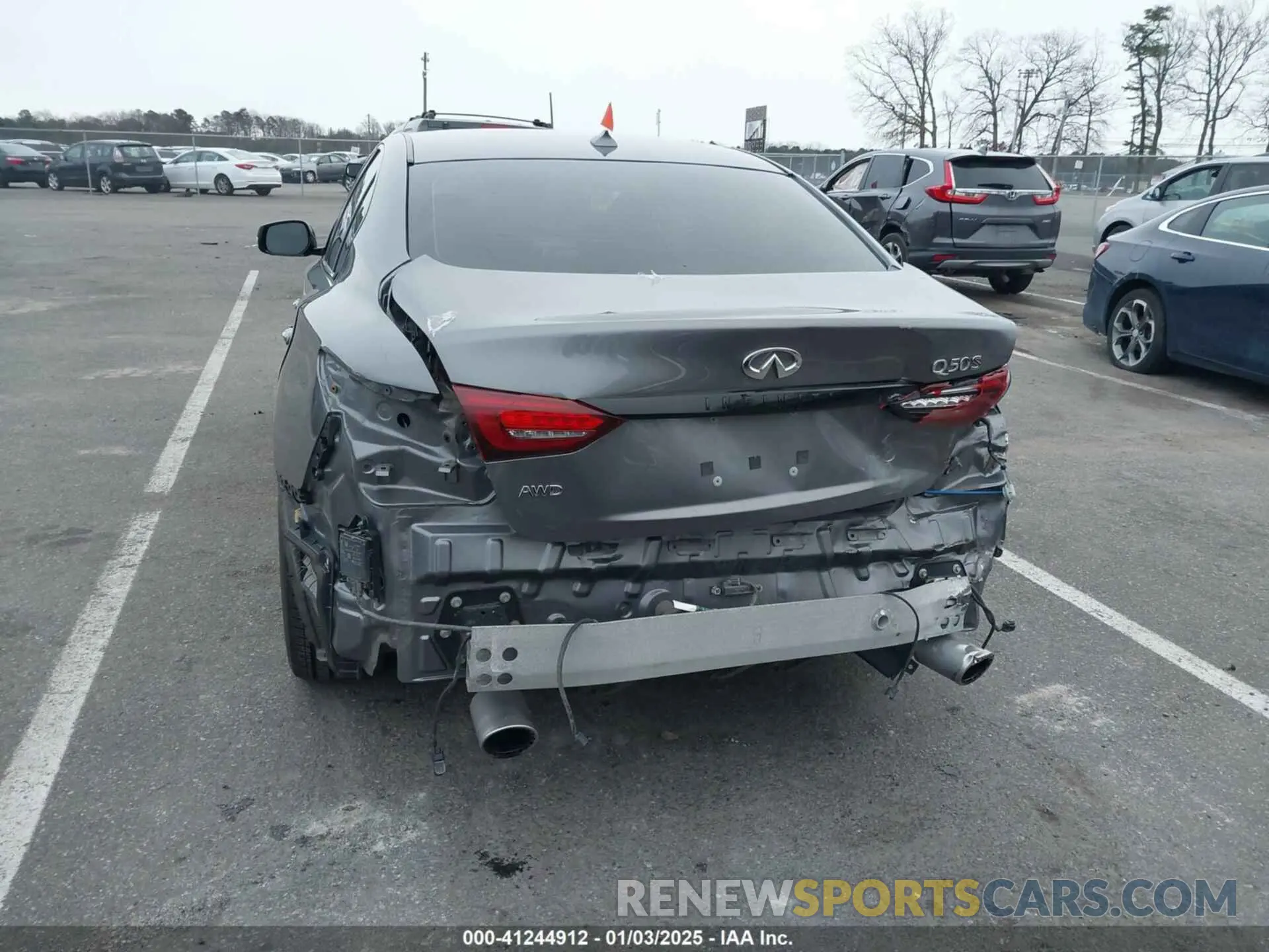 6 Photograph of a damaged car JN1FV7DR9MM880162 INFINITI Q50 2021
