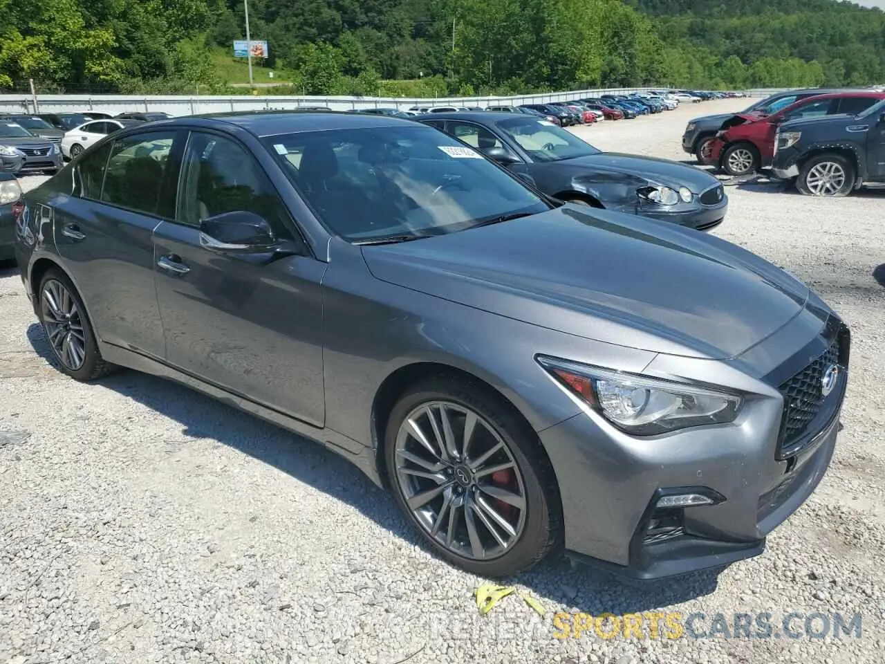 4 Photograph of a damaged car JN1FV7DRXMM880364 INFINITI Q50 2021