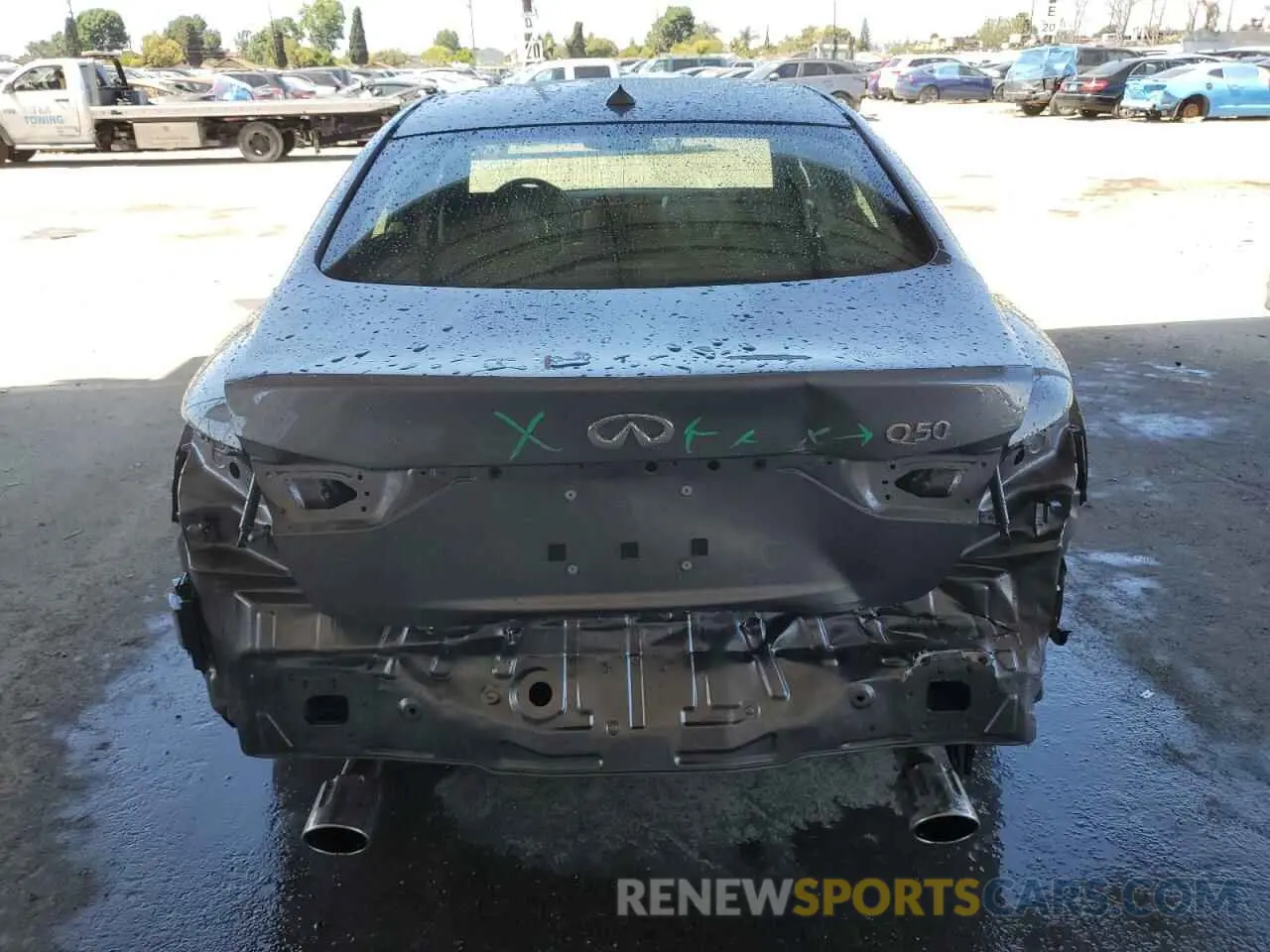 6 Photograph of a damaged car JN1EV7BP1NM310610 INFINITI Q50 2022