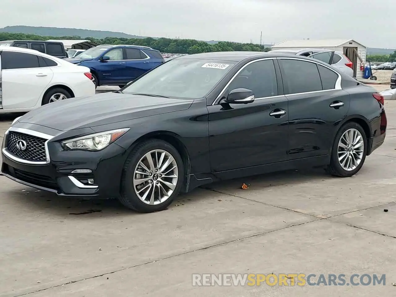 1 Photograph of a damaged car JN1EV7BP2NM310812 INFINITI Q50 2022