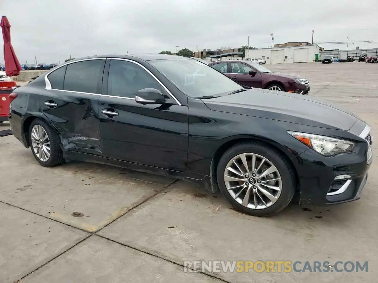 4 Photograph of a damaged car JN1EV7BP2NM310812 INFINITI Q50 2022
