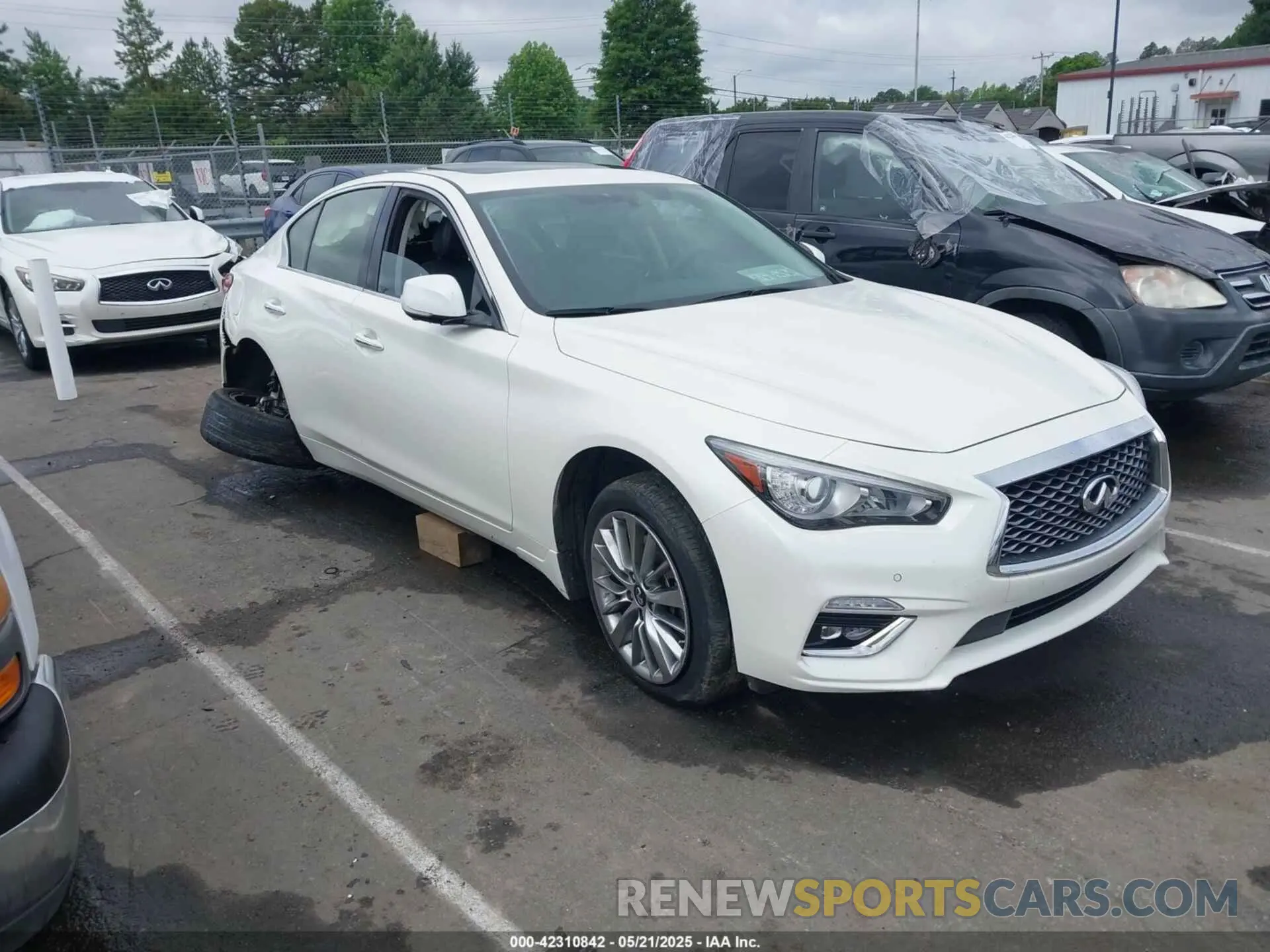 1 Photograph of a damaged car JN1EV7BP2NM311118 INFINITI Q50 2022