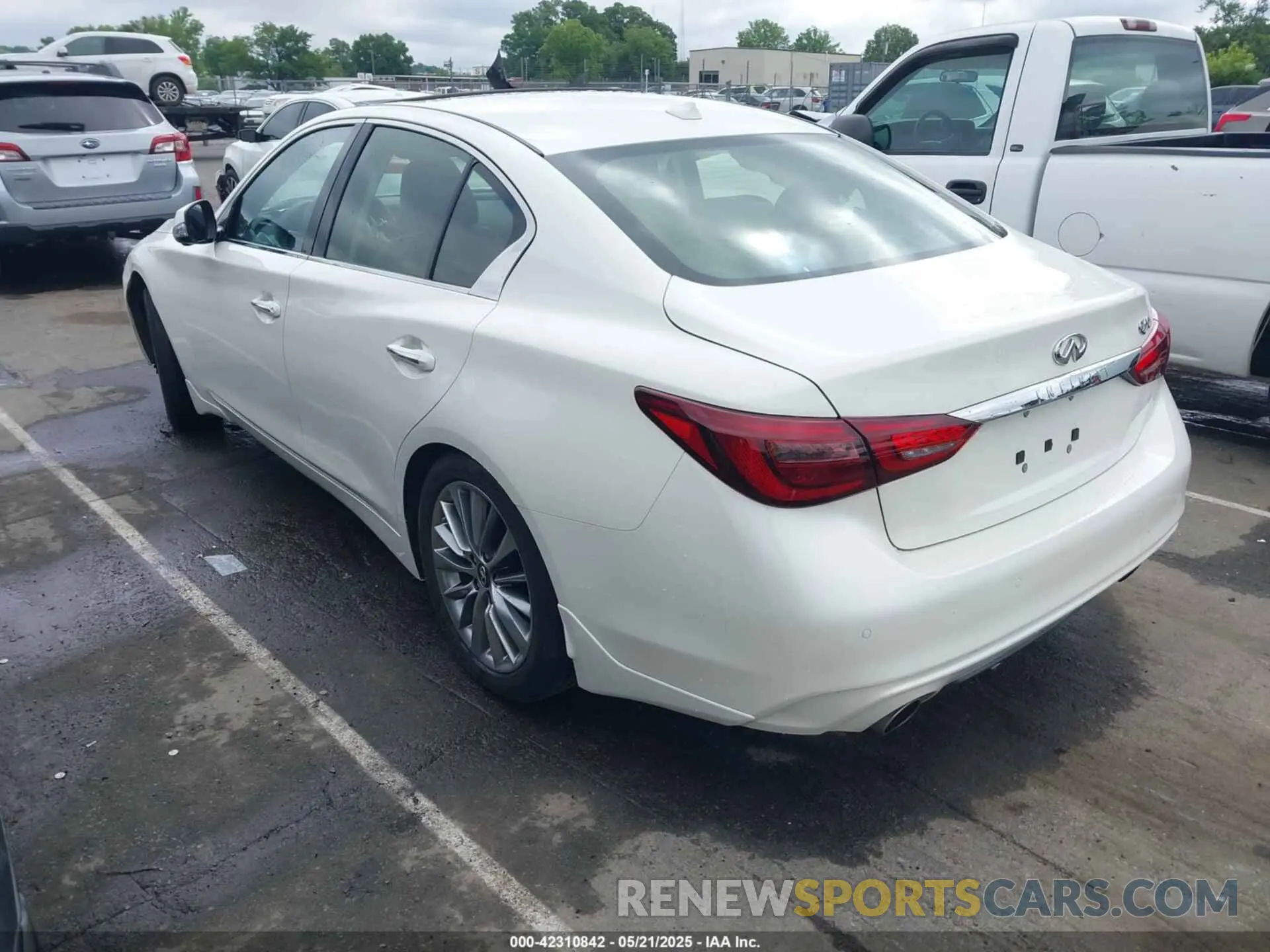 3 Photograph of a damaged car JN1EV7BP2NM311118 INFINITI Q50 2022