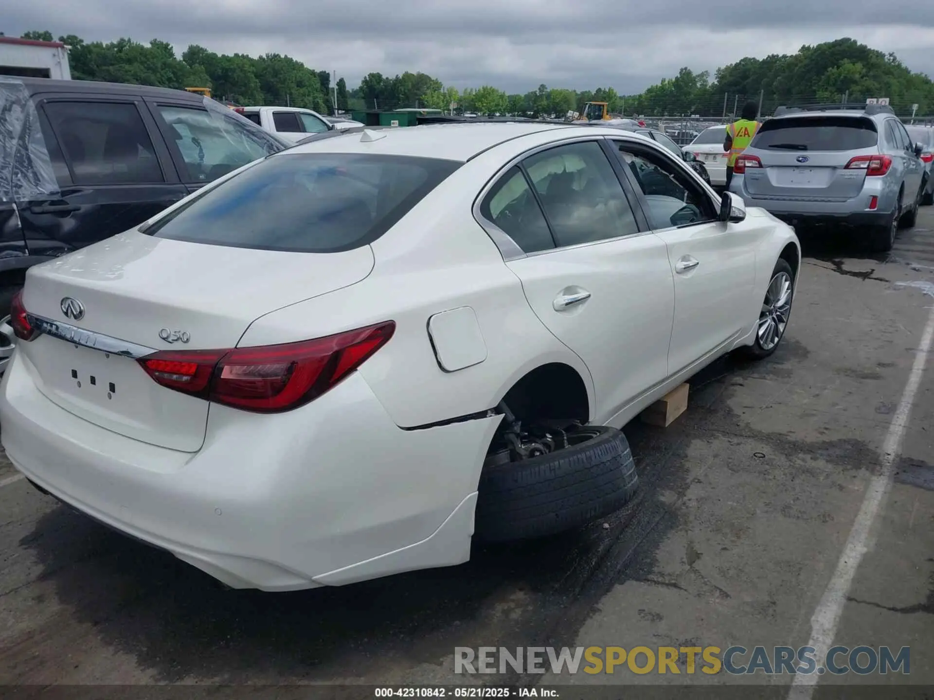 6 Photograph of a damaged car JN1EV7BP2NM311118 INFINITI Q50 2022