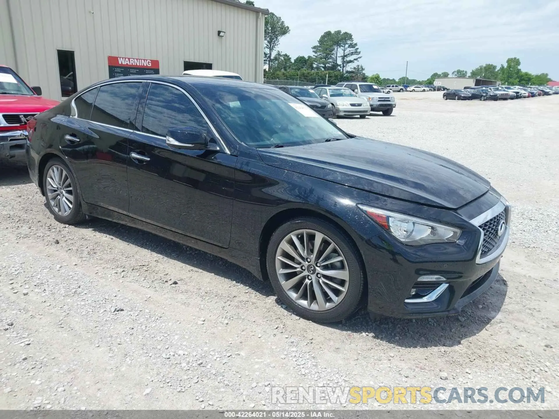 1 Photograph of a damaged car JN1EV7BP4NM310407 INFINITI Q50 2022
