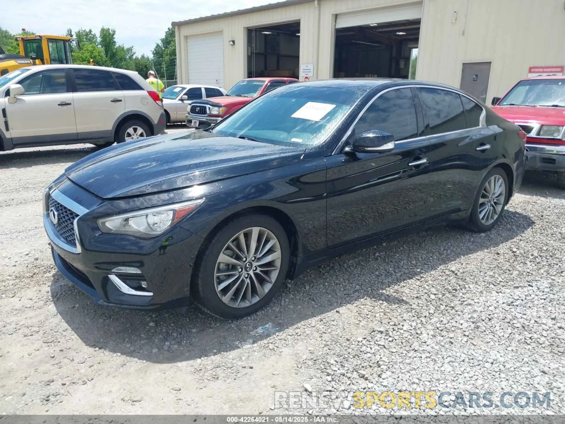 2 Photograph of a damaged car JN1EV7BP4NM310407 INFINITI Q50 2022