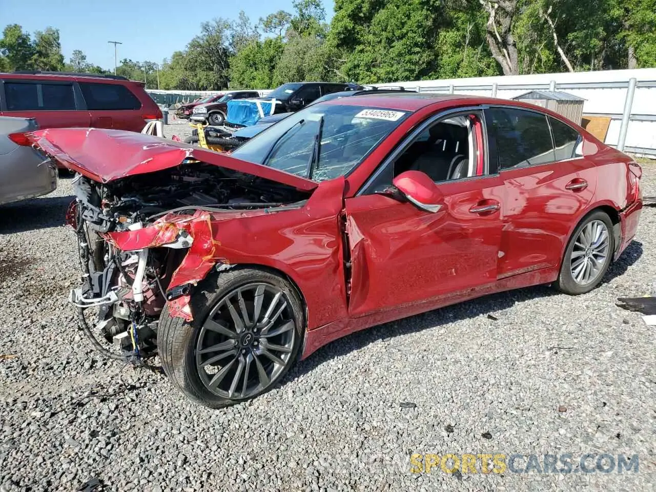 1 Photograph of a damaged car JN1EV7BP8NM310295 INFINITI Q50 2022