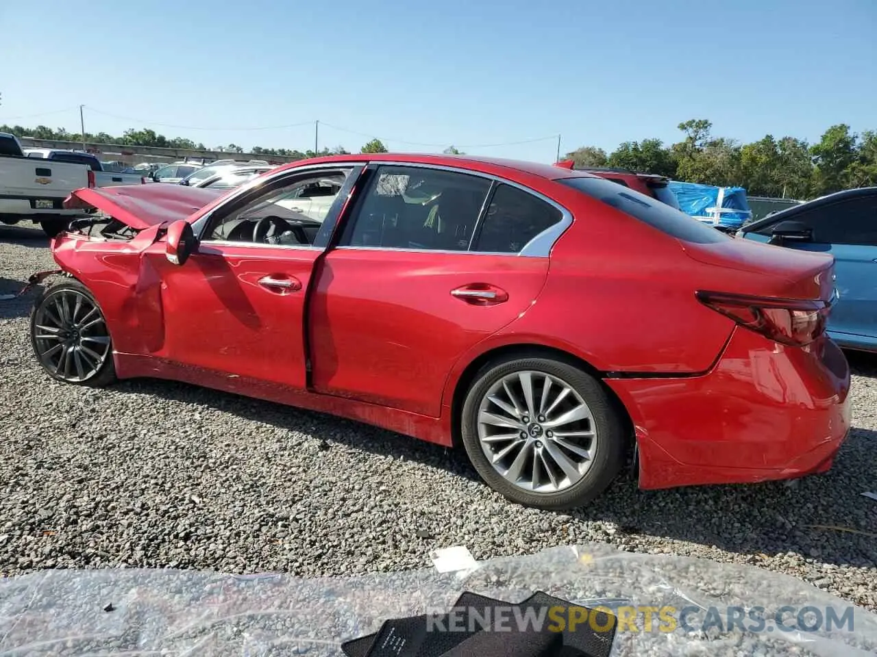 2 Photograph of a damaged car JN1EV7BP8NM310295 INFINITI Q50 2022