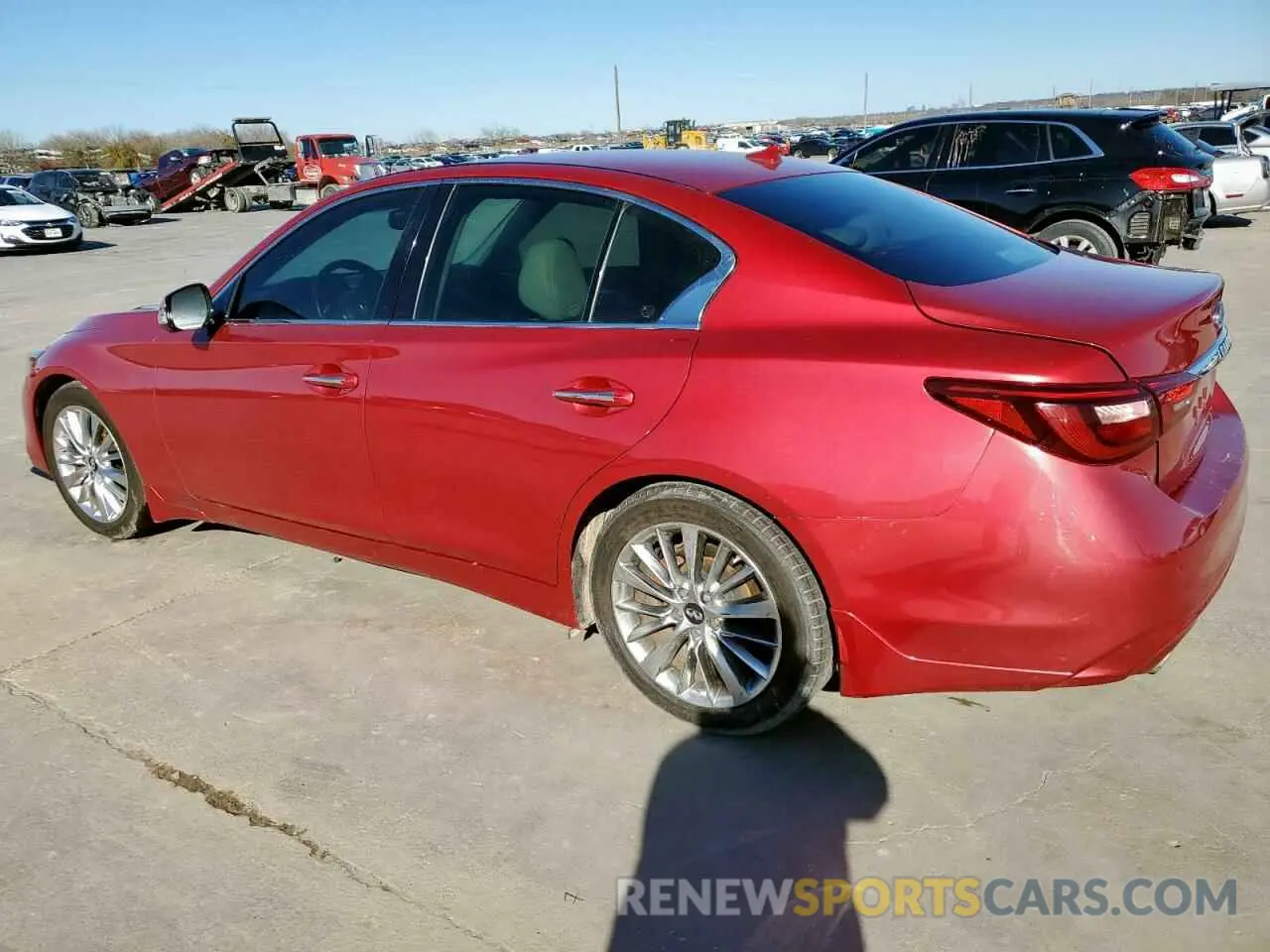 2 Photograph of a damaged car JN1EV7BP8NM310457 INFINITI Q50 2022