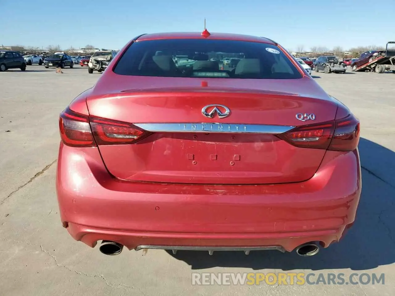 6 Photograph of a damaged car JN1EV7BP8NM310457 INFINITI Q50 2022