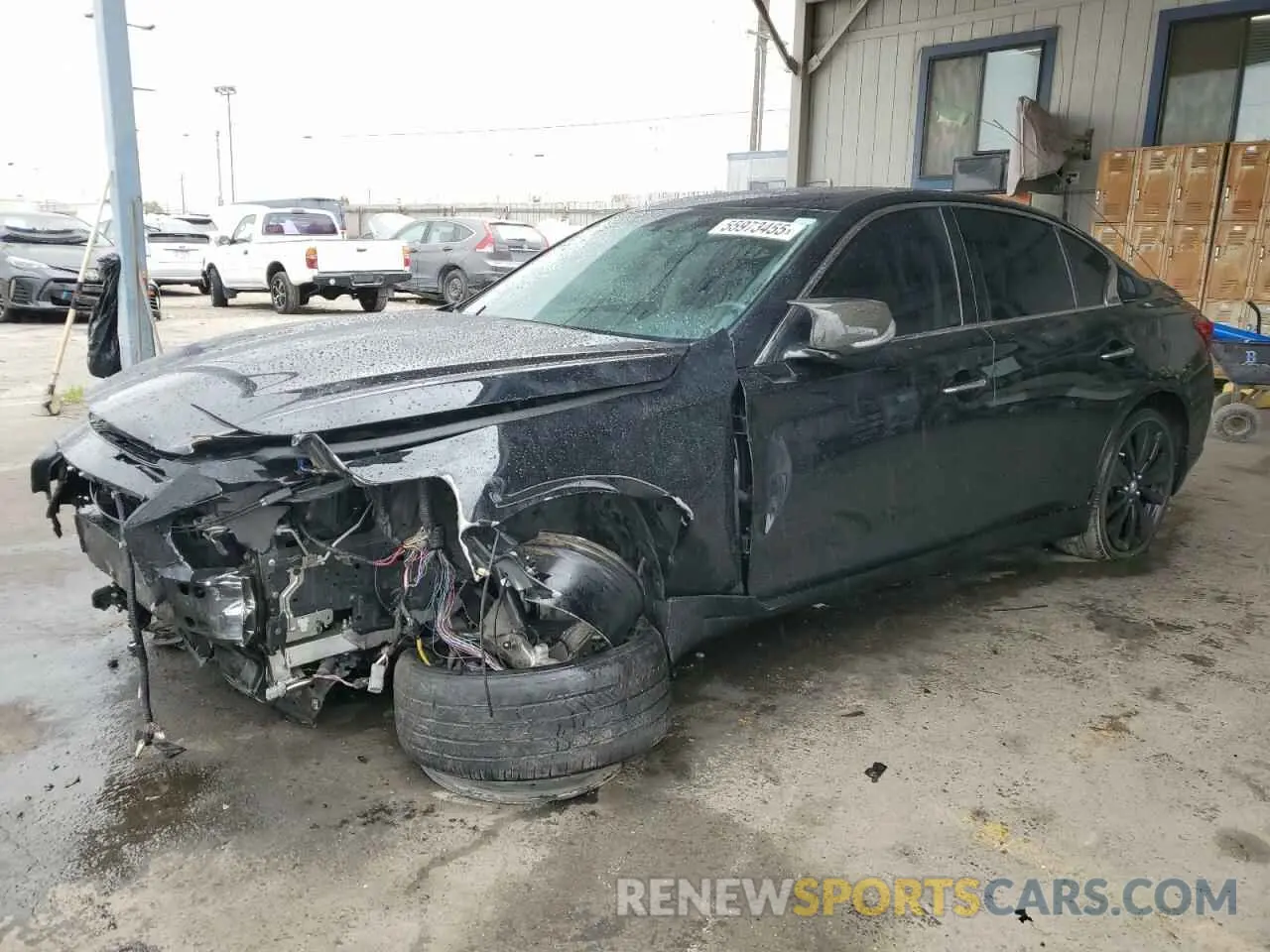 1 Photograph of a damaged car JN1EV7BP8NM311821 INFINITI Q50 2022