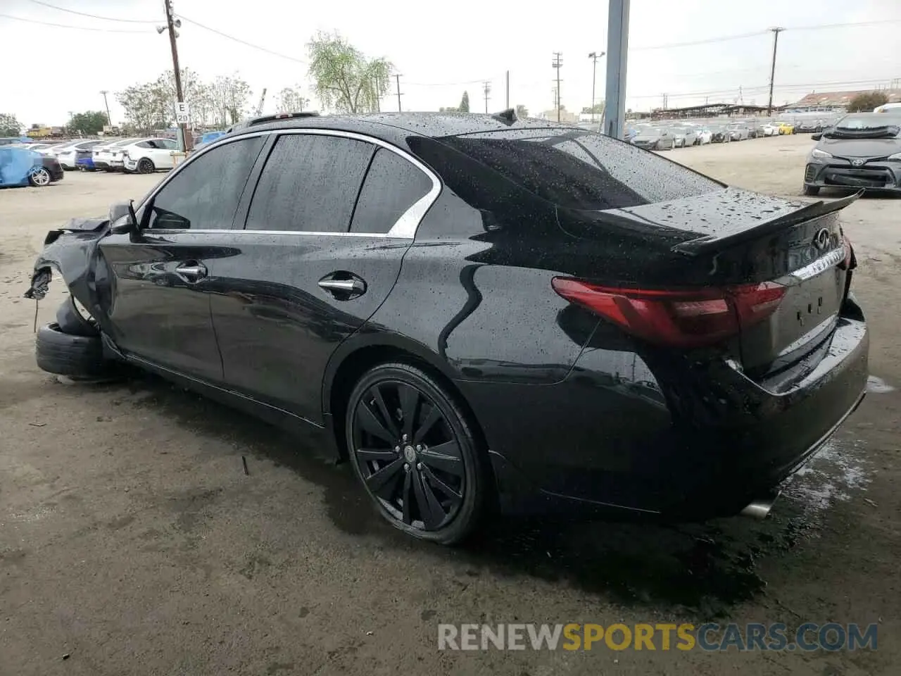 2 Photograph of a damaged car JN1EV7BP8NM311821 INFINITI Q50 2022