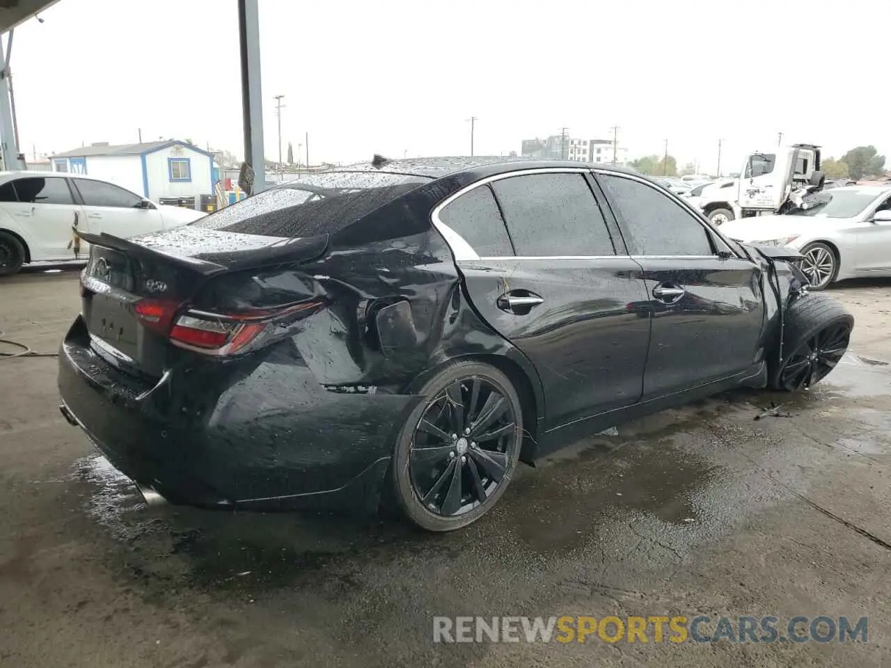 3 Photograph of a damaged car JN1EV7BP8NM311821 INFINITI Q50 2022
