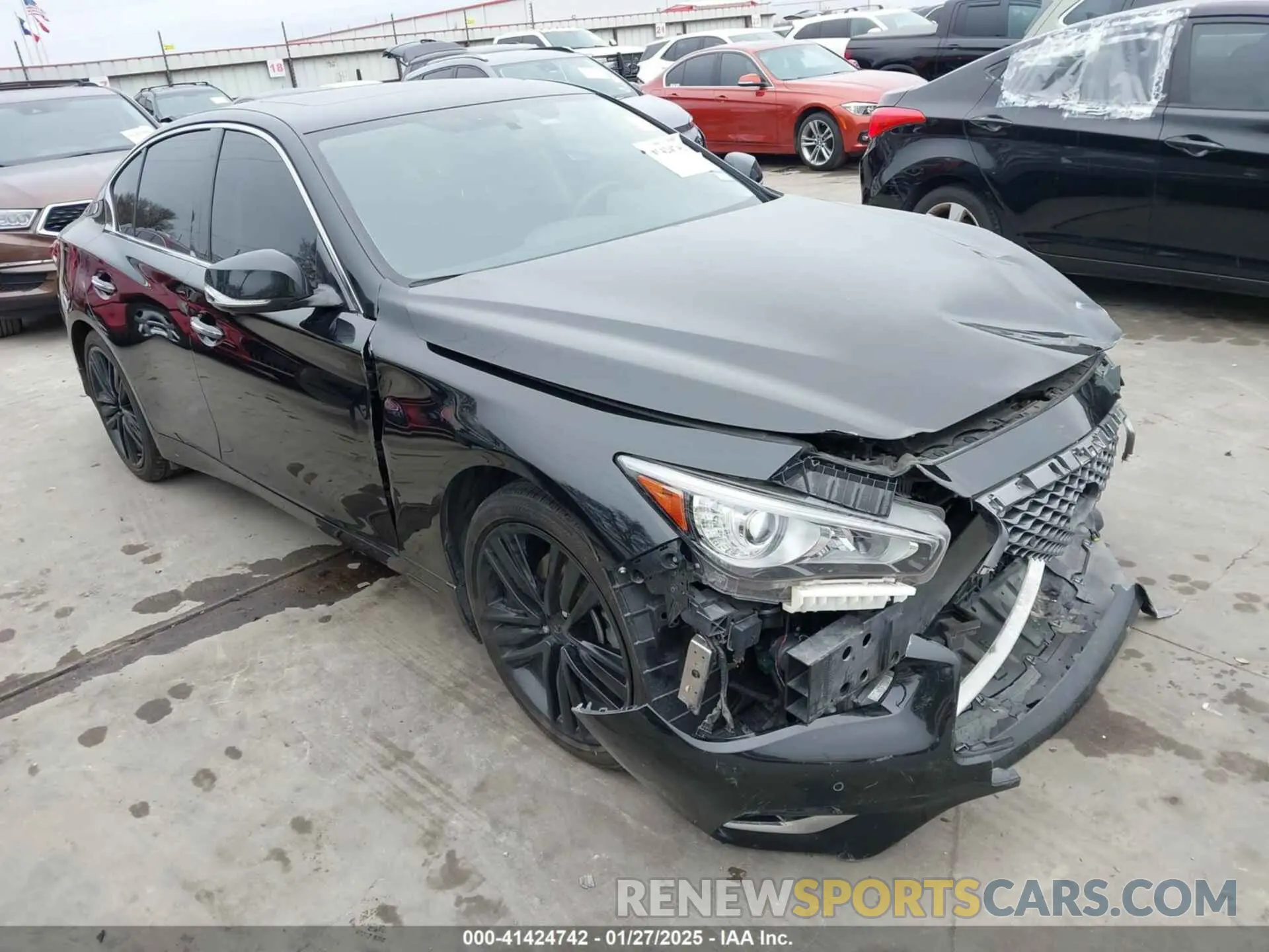 1 Photograph of a damaged car JN1EV7BPXNM311027 INFINITI Q50 2022
