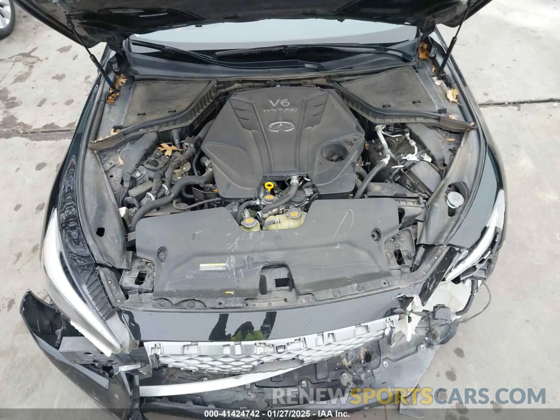 10 Photograph of a damaged car JN1EV7BPXNM311027 INFINITI Q50 2022