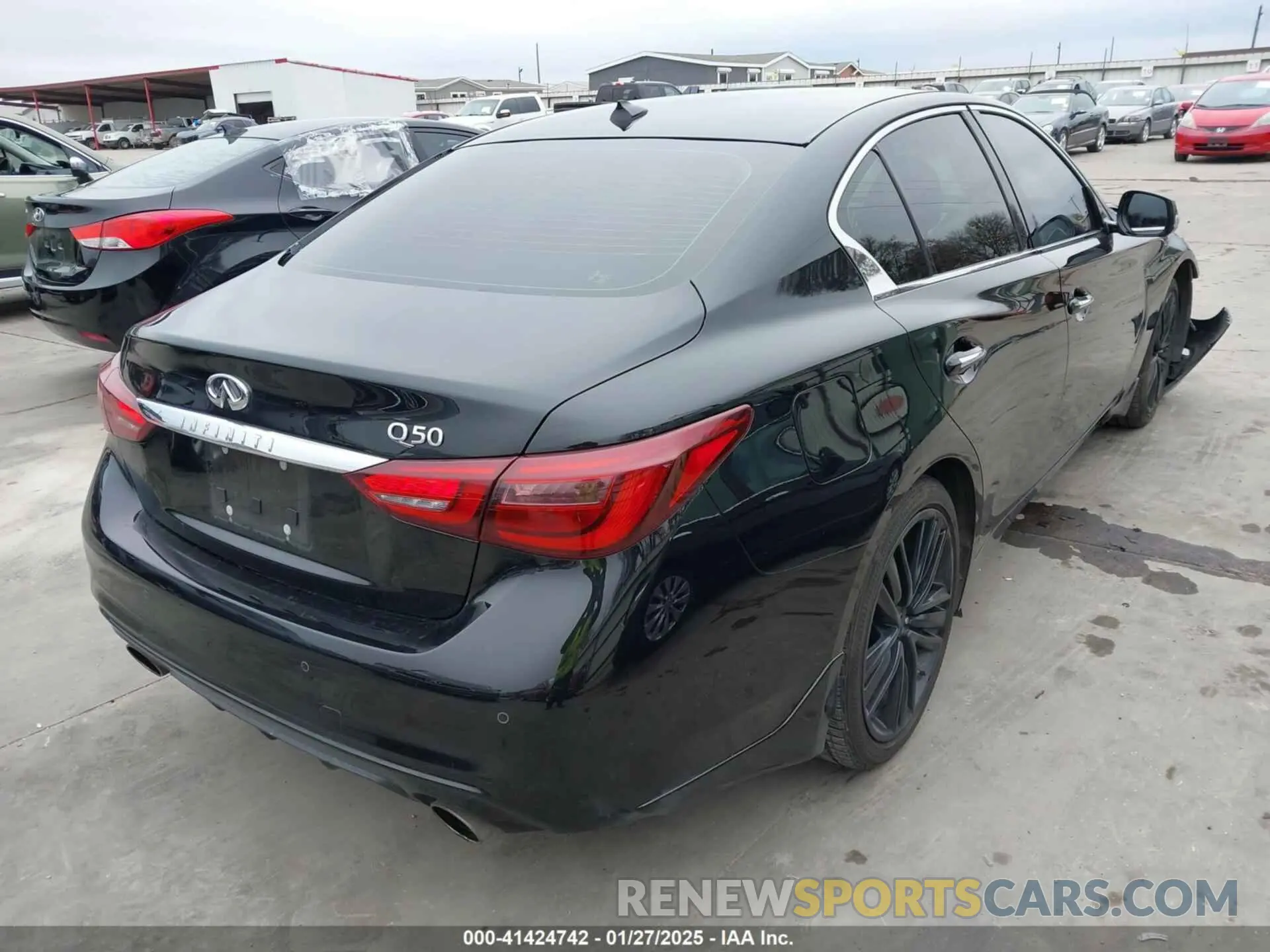 4 Photograph of a damaged car JN1EV7BPXNM311027 INFINITI Q50 2022