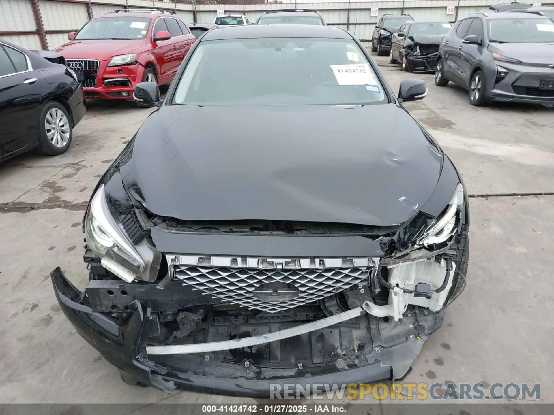 6 Photograph of a damaged car JN1EV7BPXNM311027 INFINITI Q50 2022