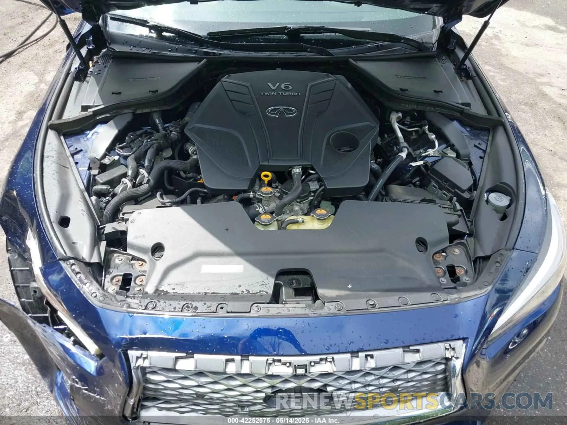 10 Photograph of a damaged car JN1EV7BR0NM340862 INFINITI Q50 2022
