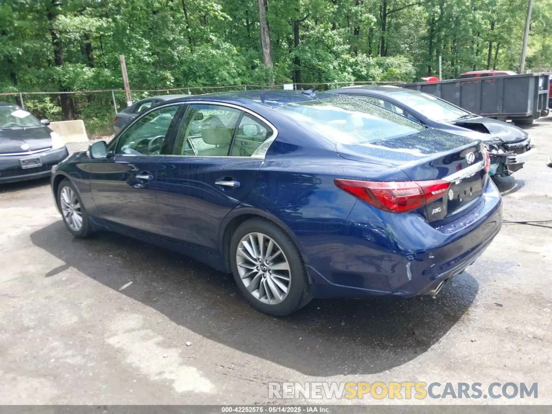 3 Photograph of a damaged car JN1EV7BR0NM340862 INFINITI Q50 2022