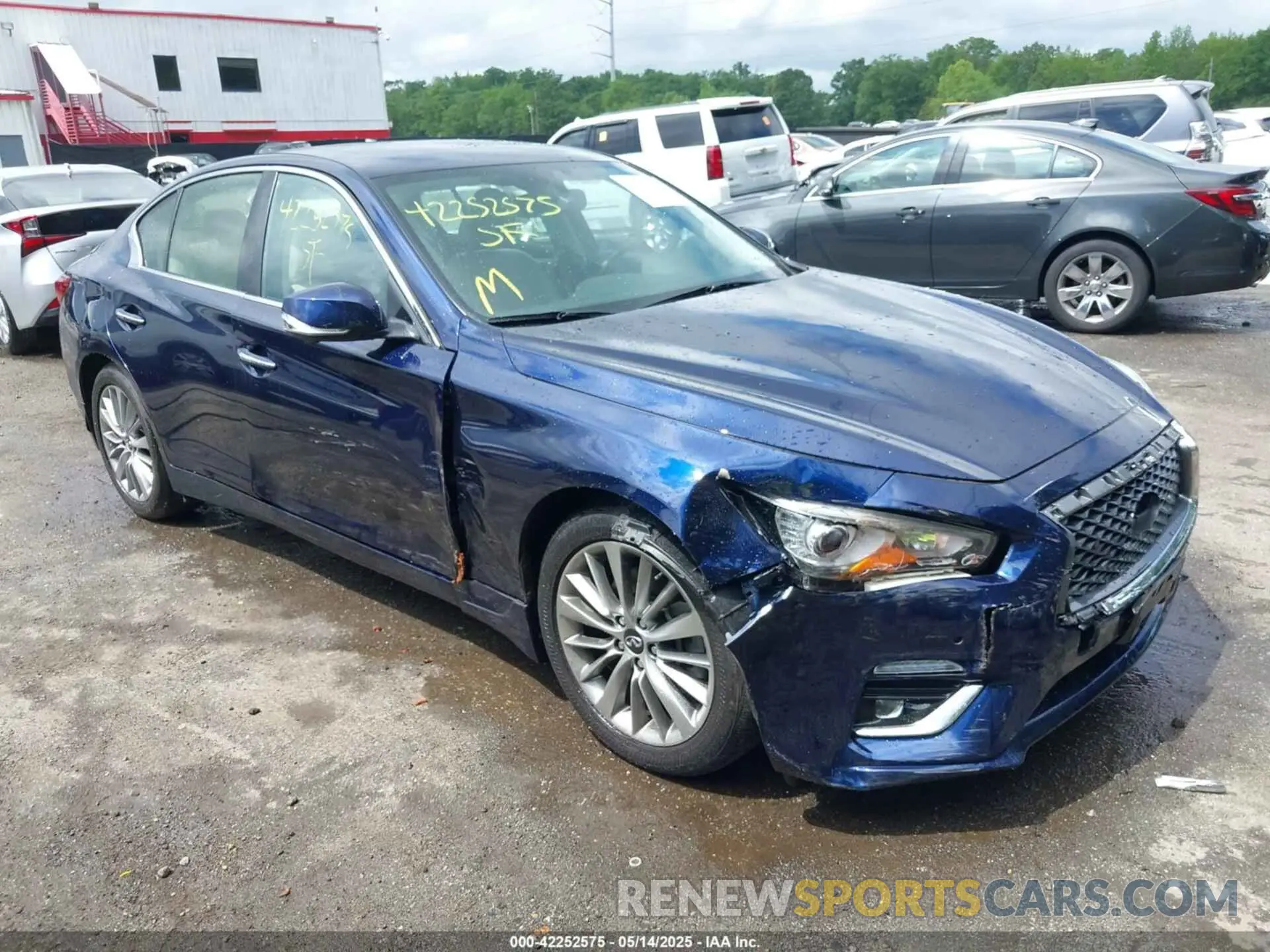 6 Photograph of a damaged car JN1EV7BR0NM340862 INFINITI Q50 2022