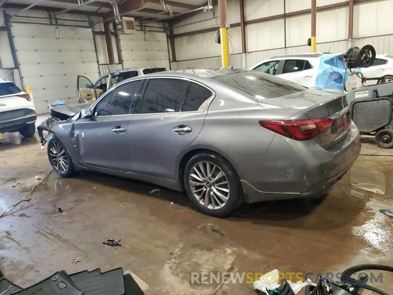 2 Photograph of a damaged car JN1EV7BR4NM342033 INFINITI Q50 2022
