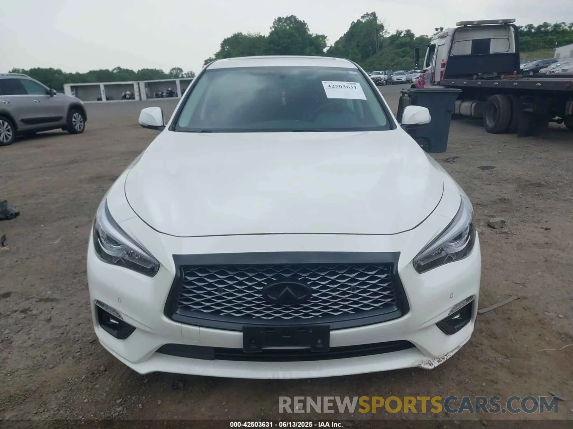 12 Photograph of a damaged car JN1EV7BR4NM342579 INFINITI Q50 2022