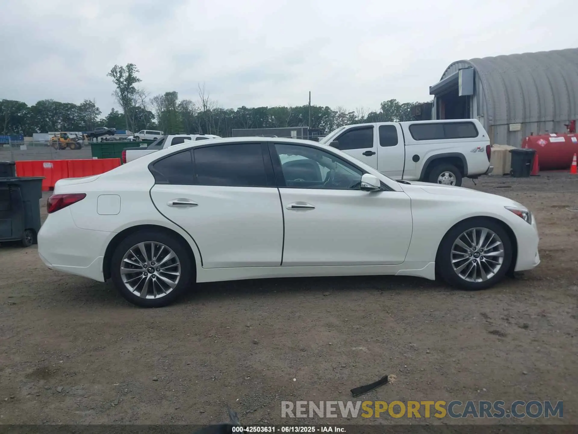 13 Photograph of a damaged car JN1EV7BR4NM342579 INFINITI Q50 2022
