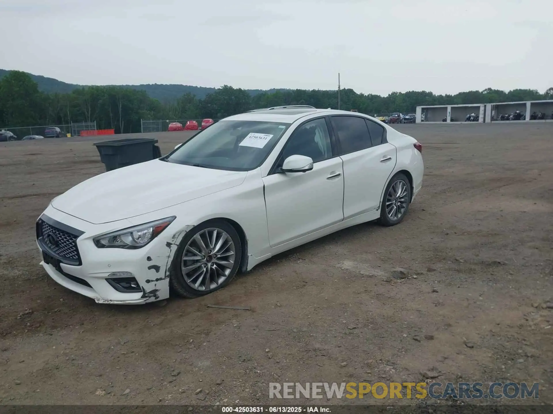 2 Photograph of a damaged car JN1EV7BR4NM342579 INFINITI Q50 2022