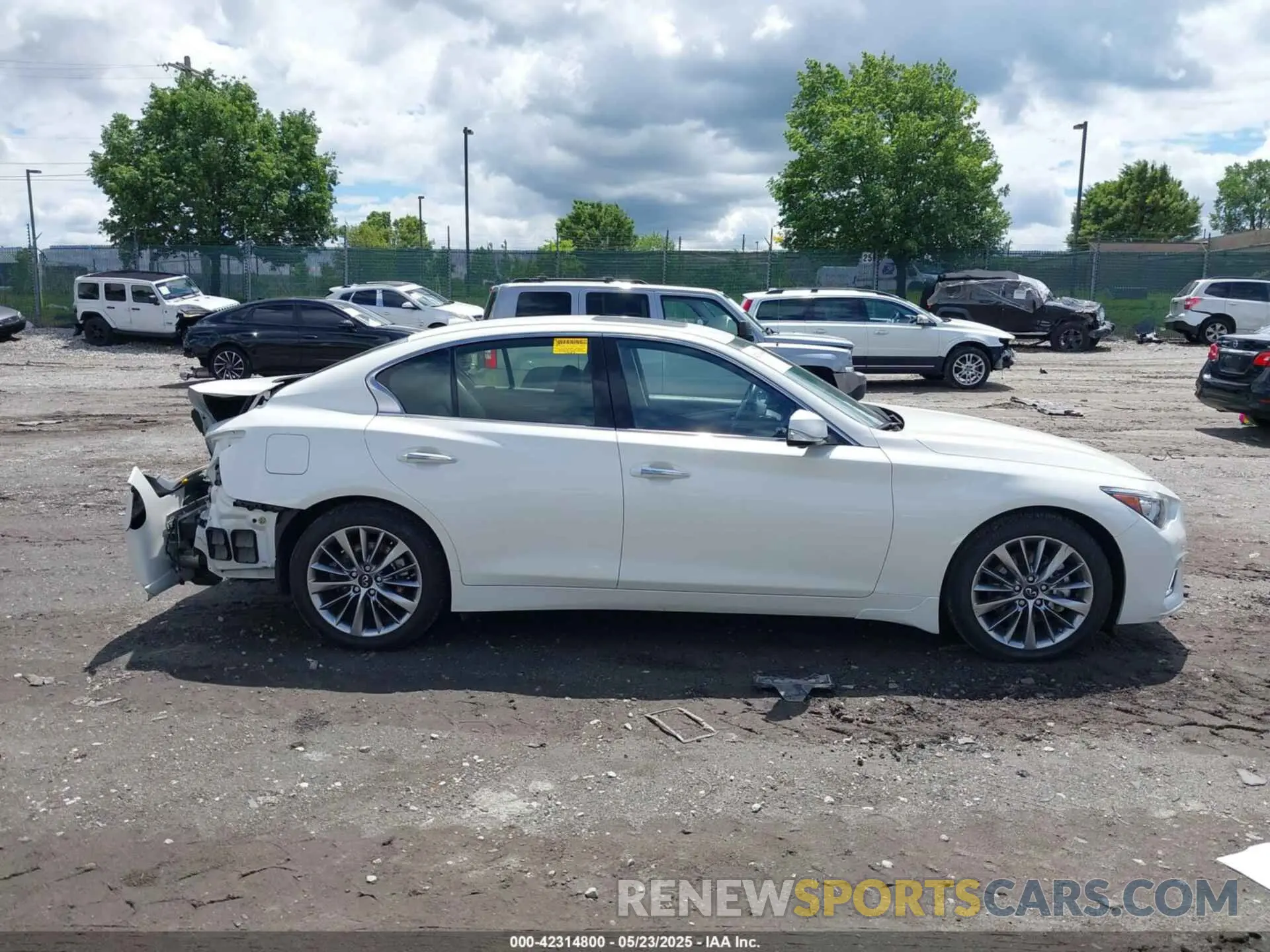 13 Photograph of a damaged car JN1EV7BR7NM340986 INFINITI Q50 2022