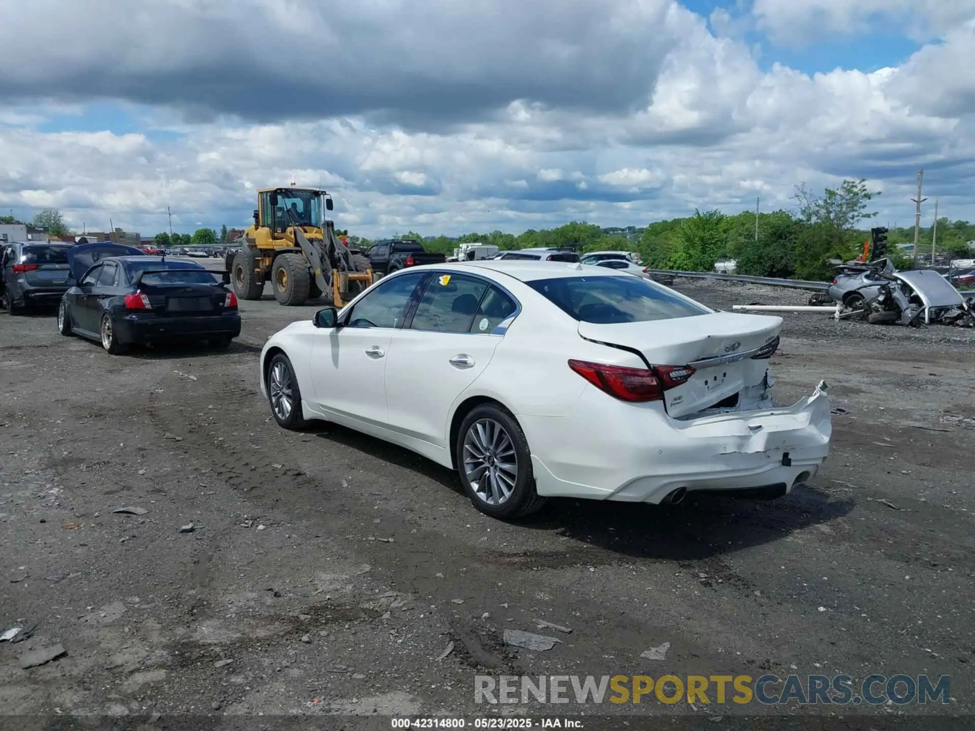 3 Photograph of a damaged car JN1EV7BR7NM340986 INFINITI Q50 2022