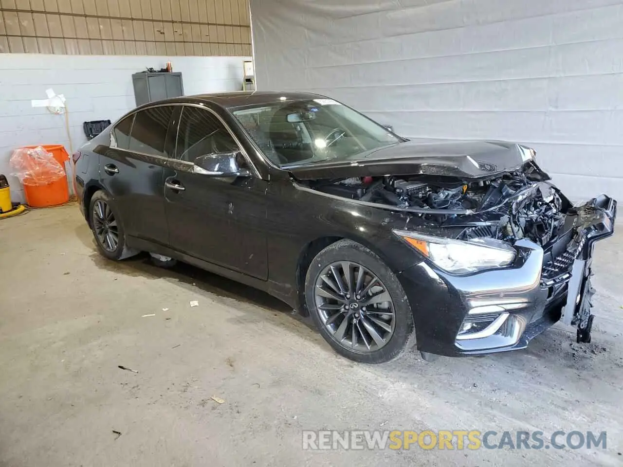 4 Photograph of a damaged car JN1EV7BR7NM341717 INFINITI Q50 2022