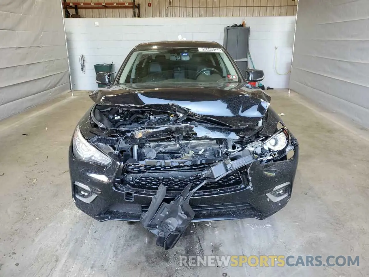 5 Photograph of a damaged car JN1EV7BR7NM341717 INFINITI Q50 2022