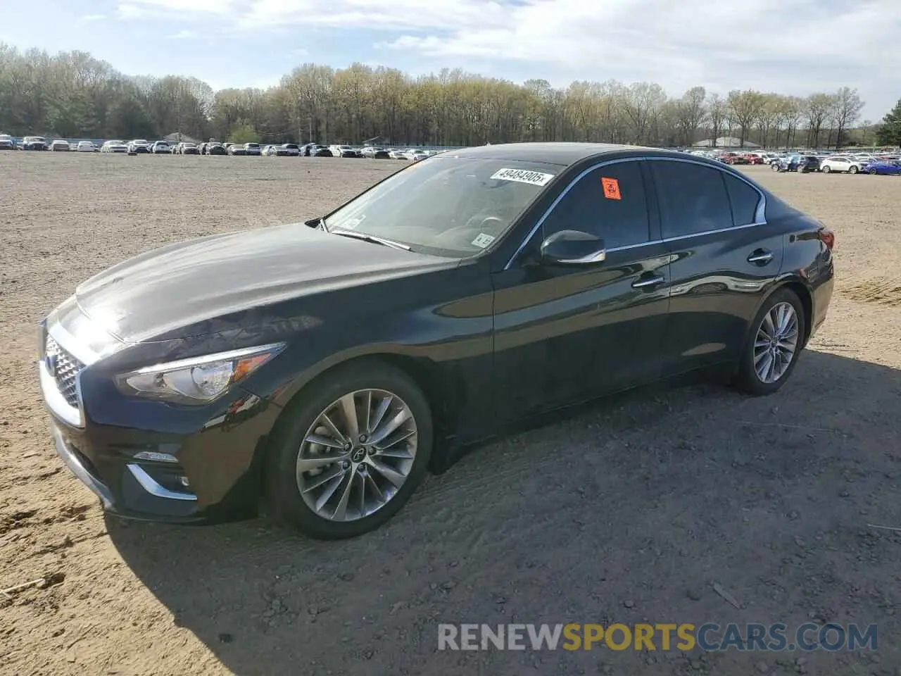 1 Photograph of a damaged car JN1EV7BR9NM342173 INFINITI Q50 2022