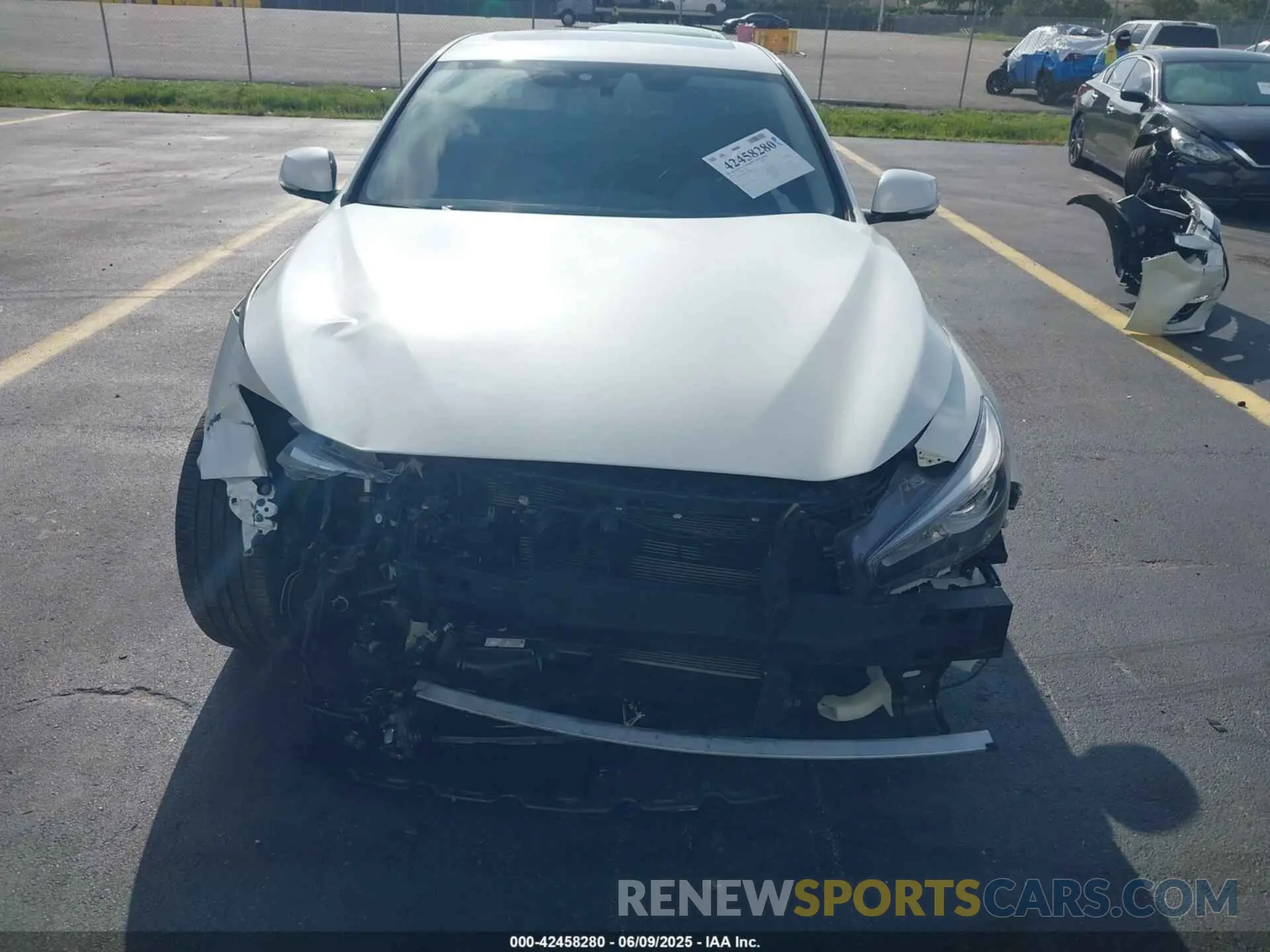 13 Photograph of a damaged car JN1EV7BRXNM341842 INFINITI Q50 2022