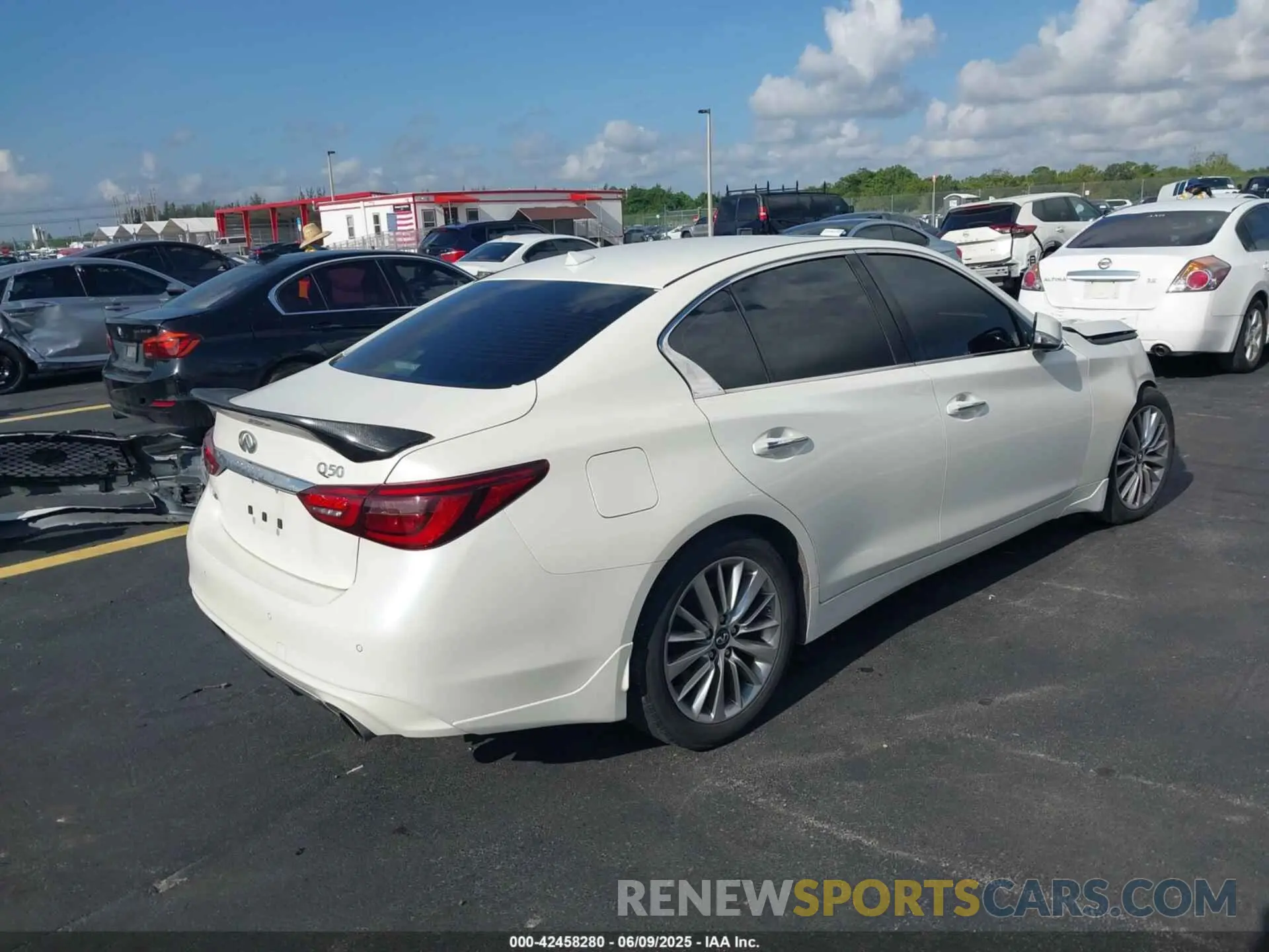 4 Photograph of a damaged car JN1EV7BRXNM341842 INFINITI Q50 2022