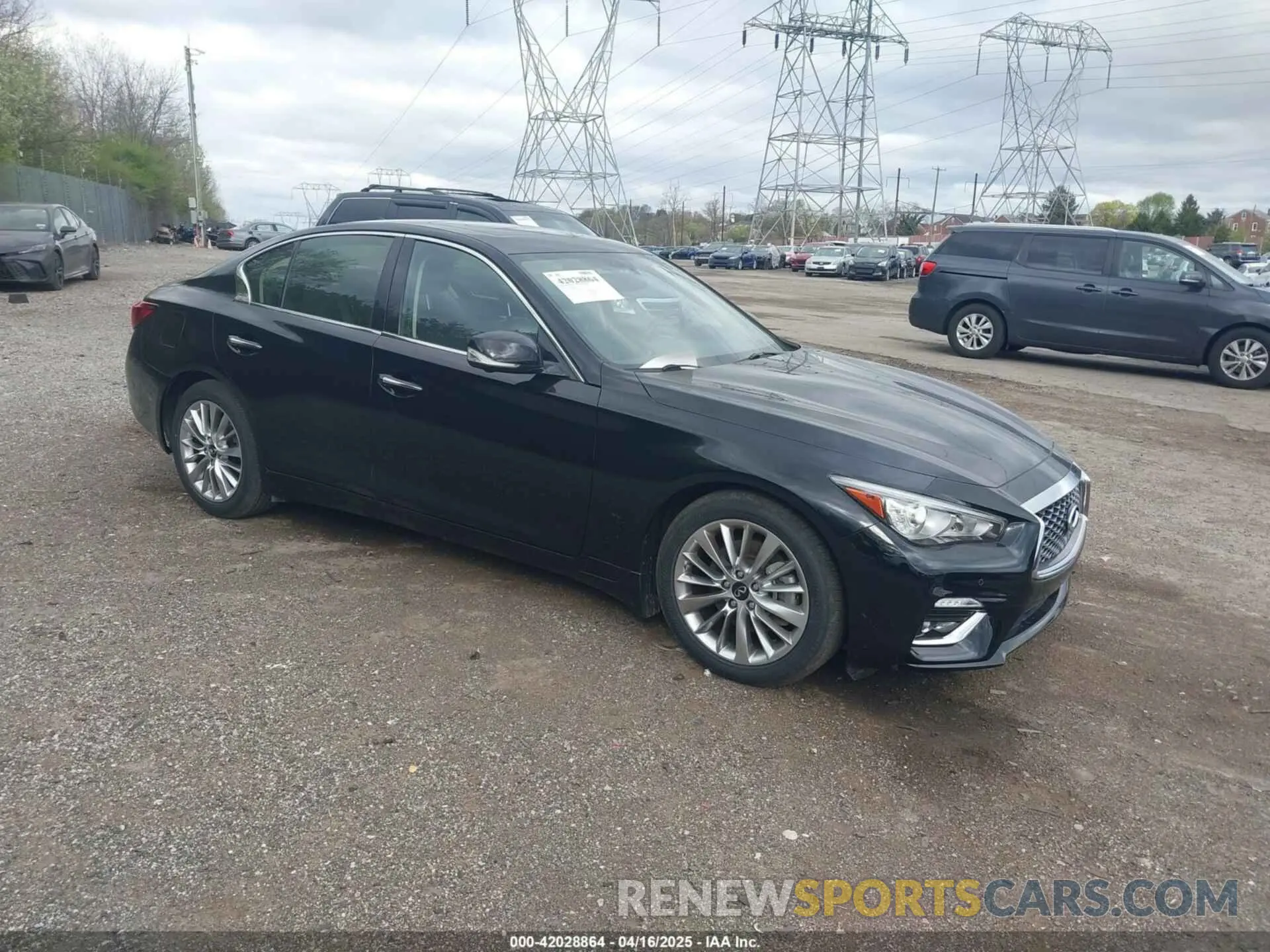 1 Photograph of a damaged car JN1EV7BRXNM342313 INFINITI Q50 2022