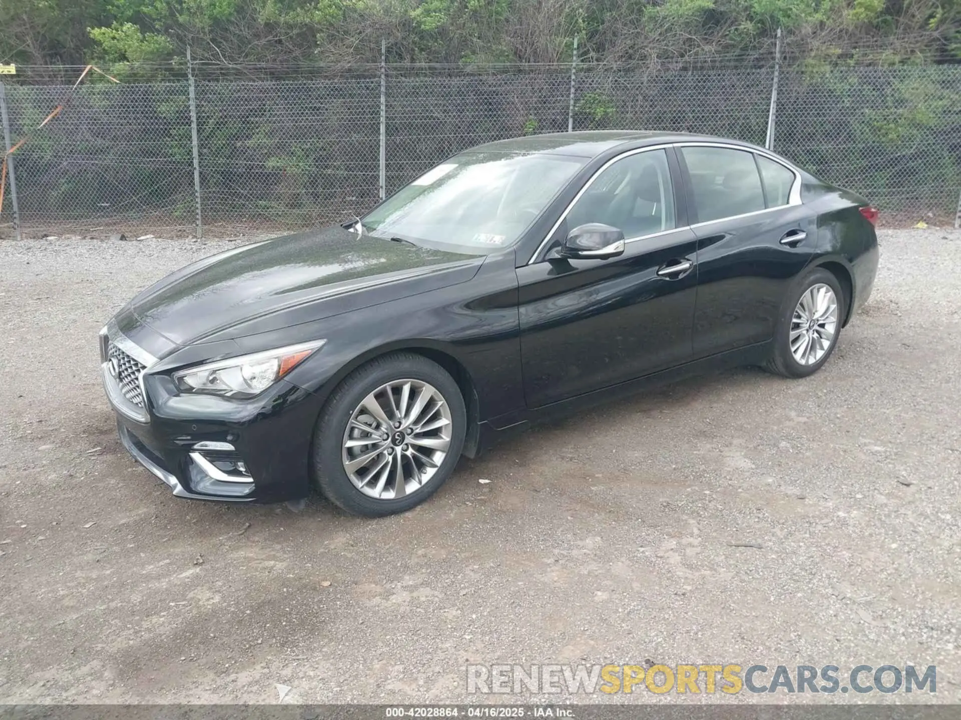 2 Photograph of a damaged car JN1EV7BRXNM342313 INFINITI Q50 2022