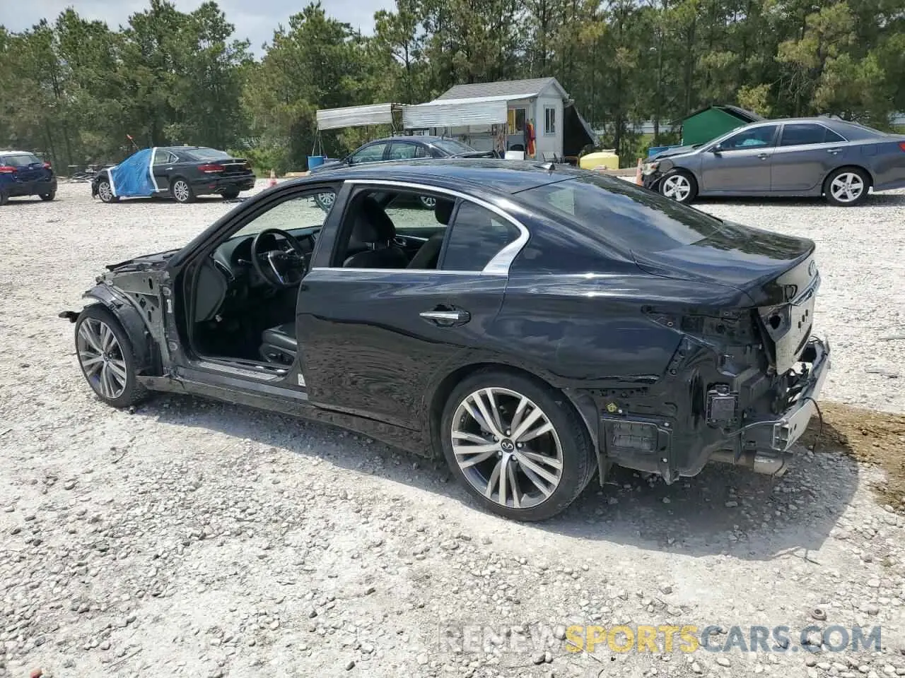 2 Photograph of a damaged car JN1EV7CP8NM310019 INFINITI Q50 2022