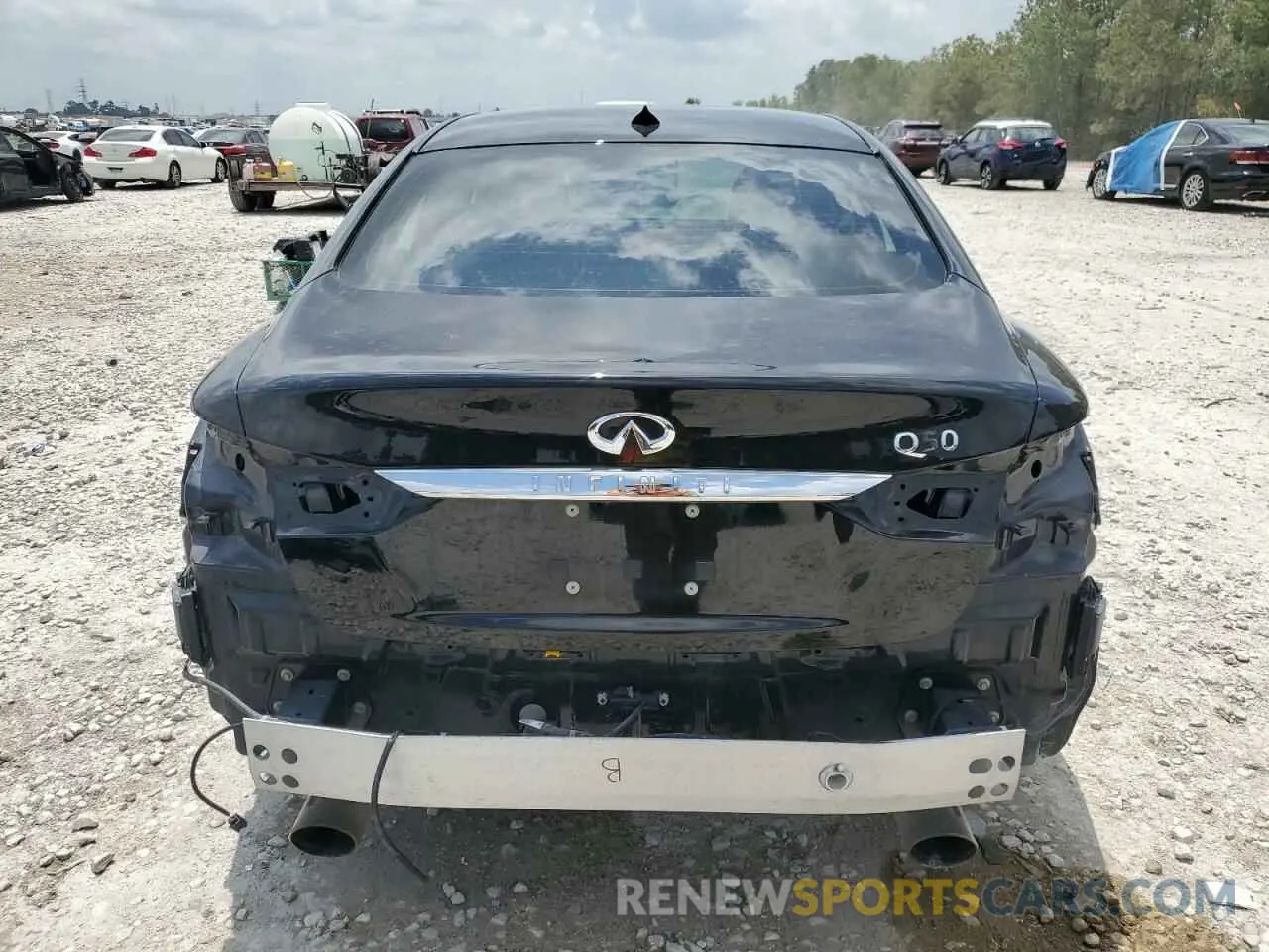 6 Photograph of a damaged car JN1EV7CP8NM310019 INFINITI Q50 2022
