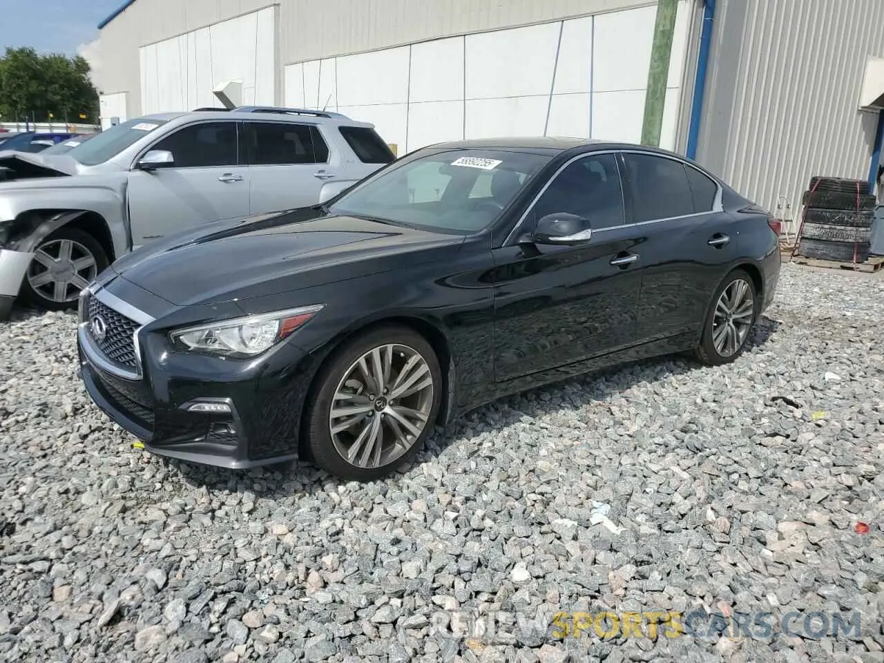 1 Photograph of a damaged car JN1EV7CP8NM311364 INFINITI Q50 2022