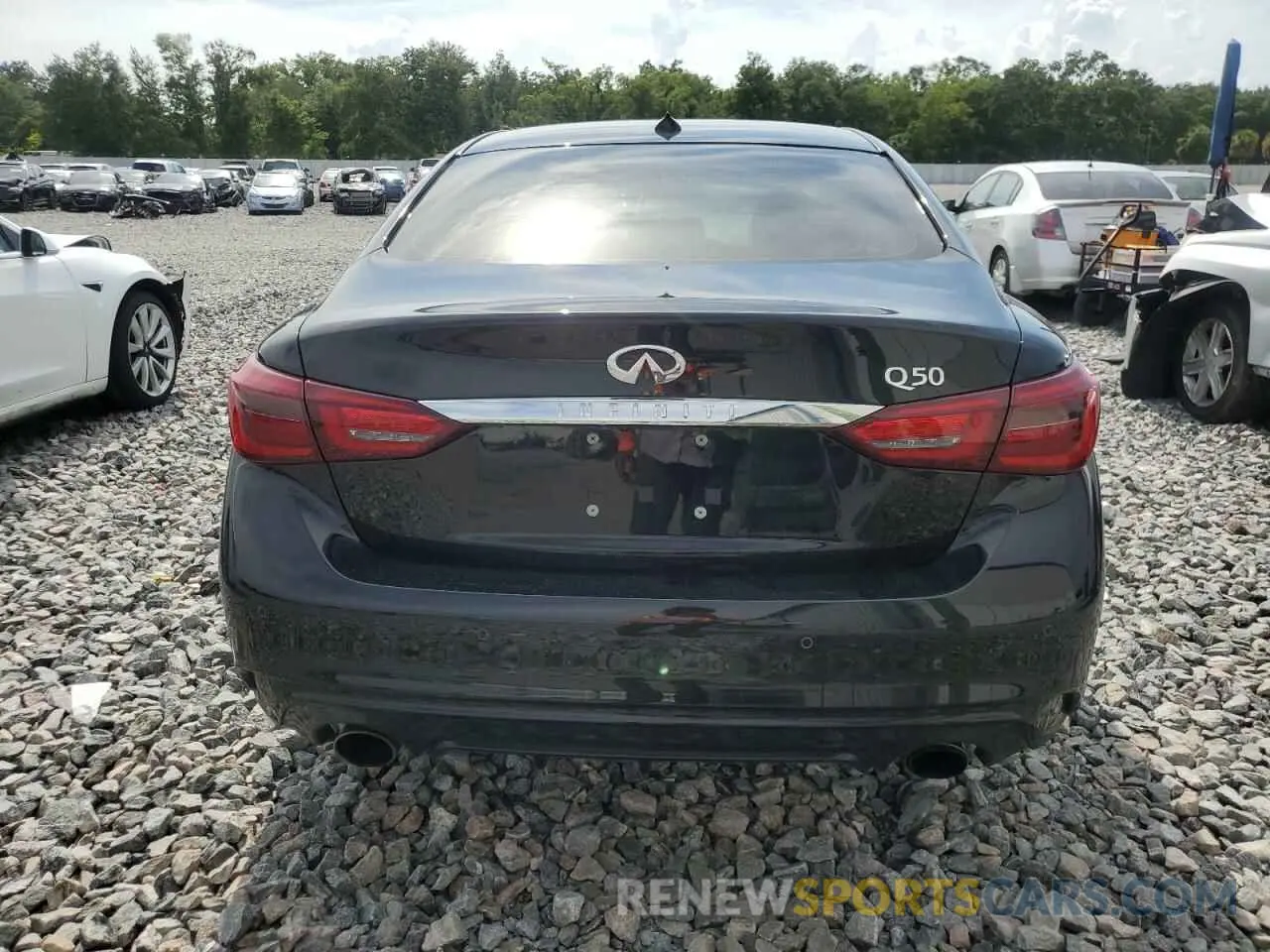 6 Photograph of a damaged car JN1EV7CP8NM311364 INFINITI Q50 2022
