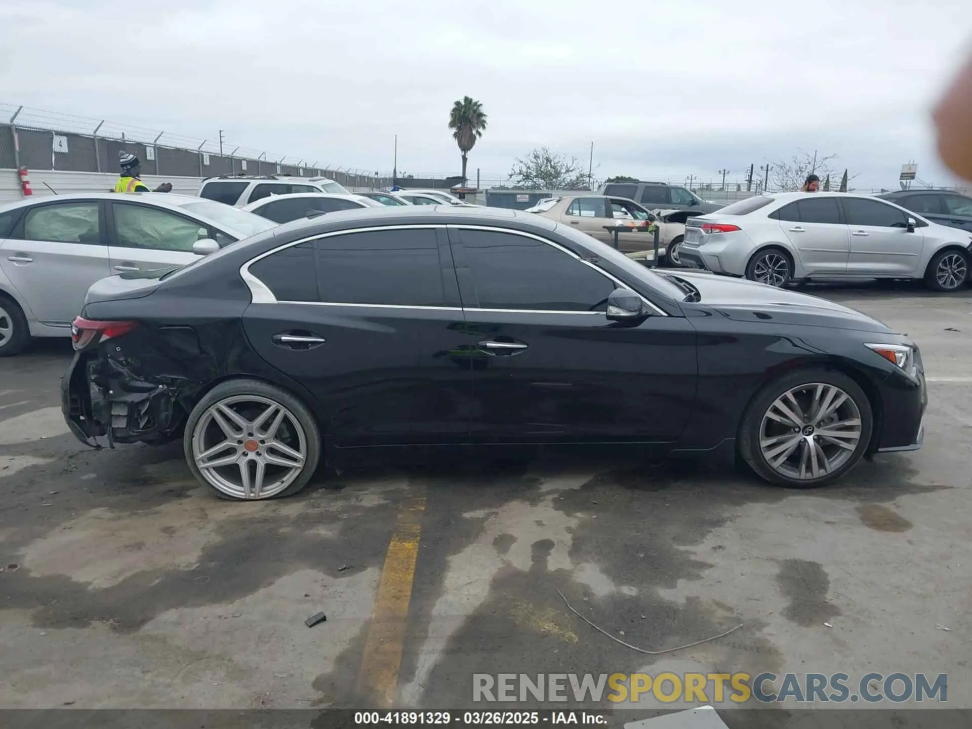 13 Photograph of a damaged car JN1EV7CP9NM310580 INFINITI Q50 2022